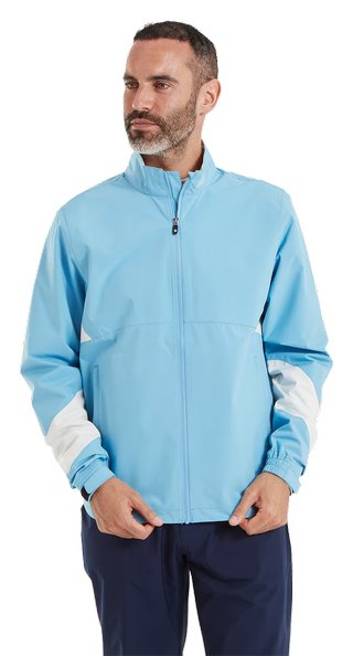 FootJoy HydroLite X giacca da uomo, mid blue/oyster grey
