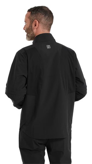 FootJoy HydroLite X da uomo giacca antipioggia a maniche corte, nera