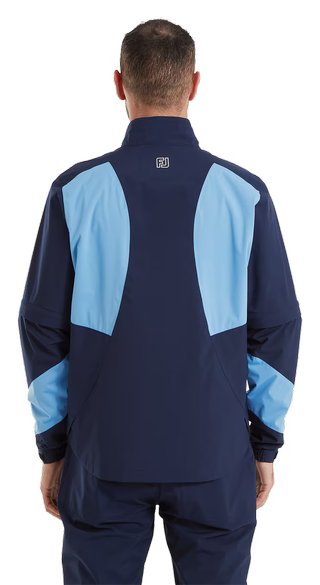 FootJoy HydroLite X Short Sleeve Rain camicia antipioggia da uomo, navy/blu medio