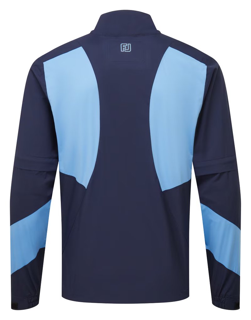 FootJoy HydroLite X Short Sleeve Rain camicia antipioggia da uomo, navy/blu medio