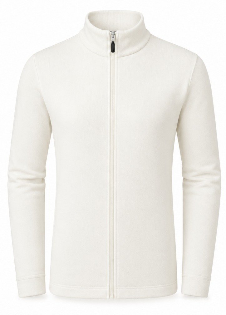 FootJoy ThermoSeries Full-Zip Midlayer felpa da donna, off white
