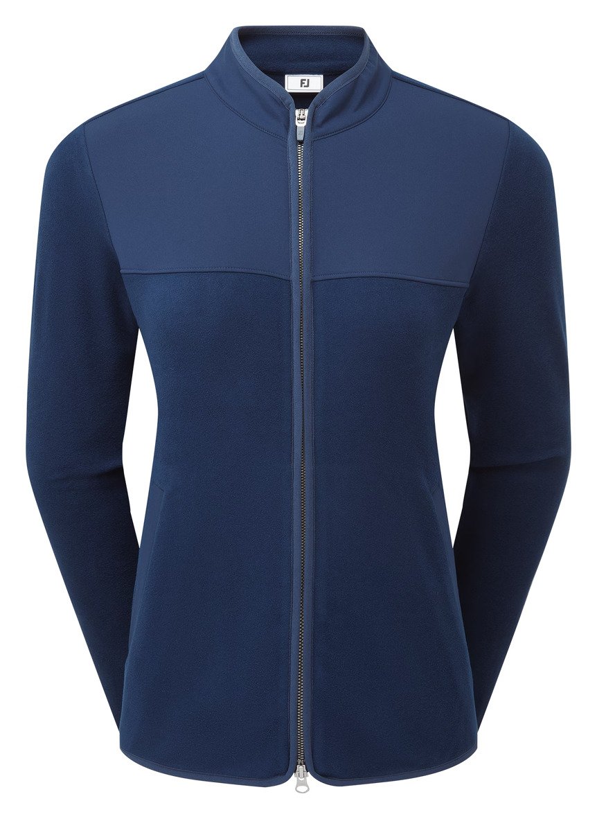 FootJoy MicroFleece Full-Zip Midlayer felpa da donna, navy