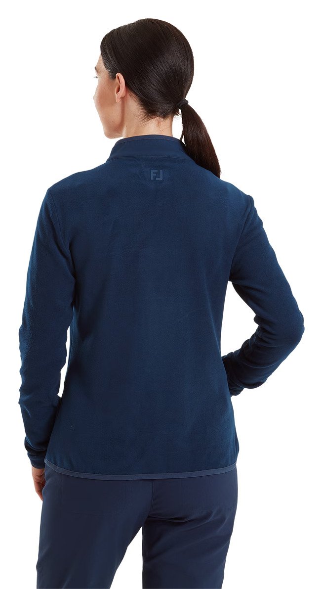 FootJoy MicroFleece Full-Zip Midlayer felpa da donna, navy