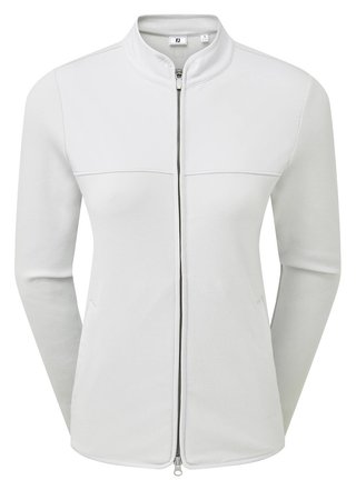 FootJoy MicroFleece Full-Zip Midlayer felpa da donna, grigia