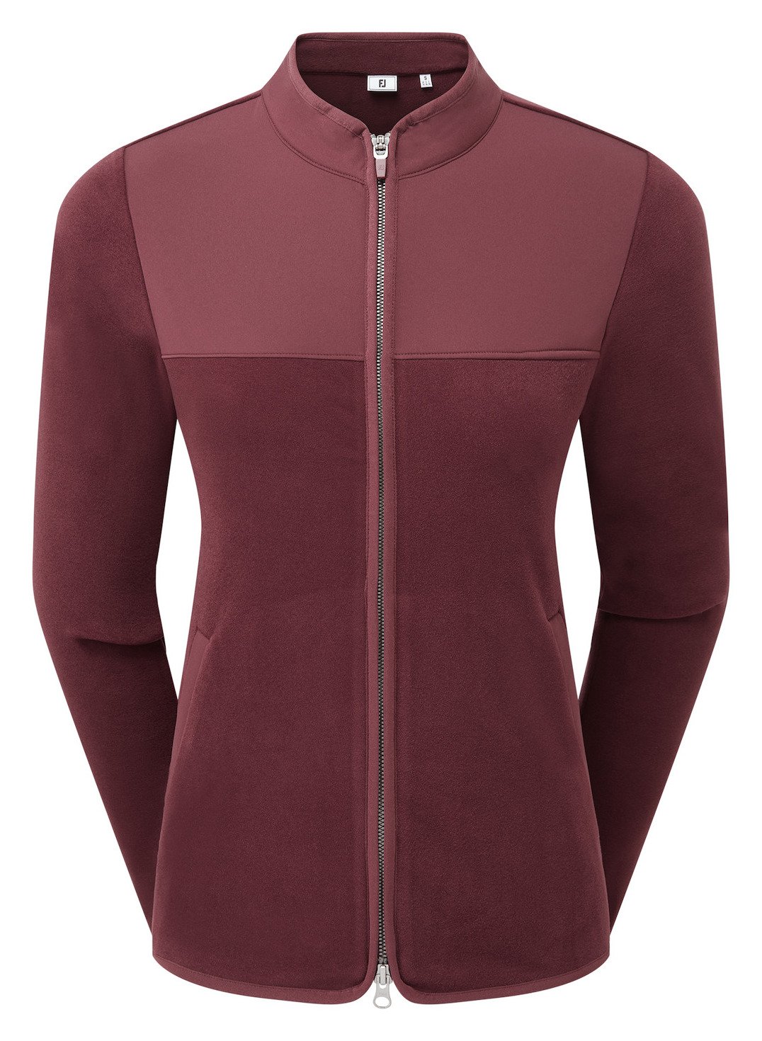 FootJoy MicroFleece Full-Zip Midlayer felpa da donna, port