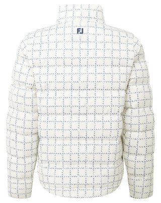 FootJoy ThermoSeries Insulated giacca da donna, off white/navy distressed plaid