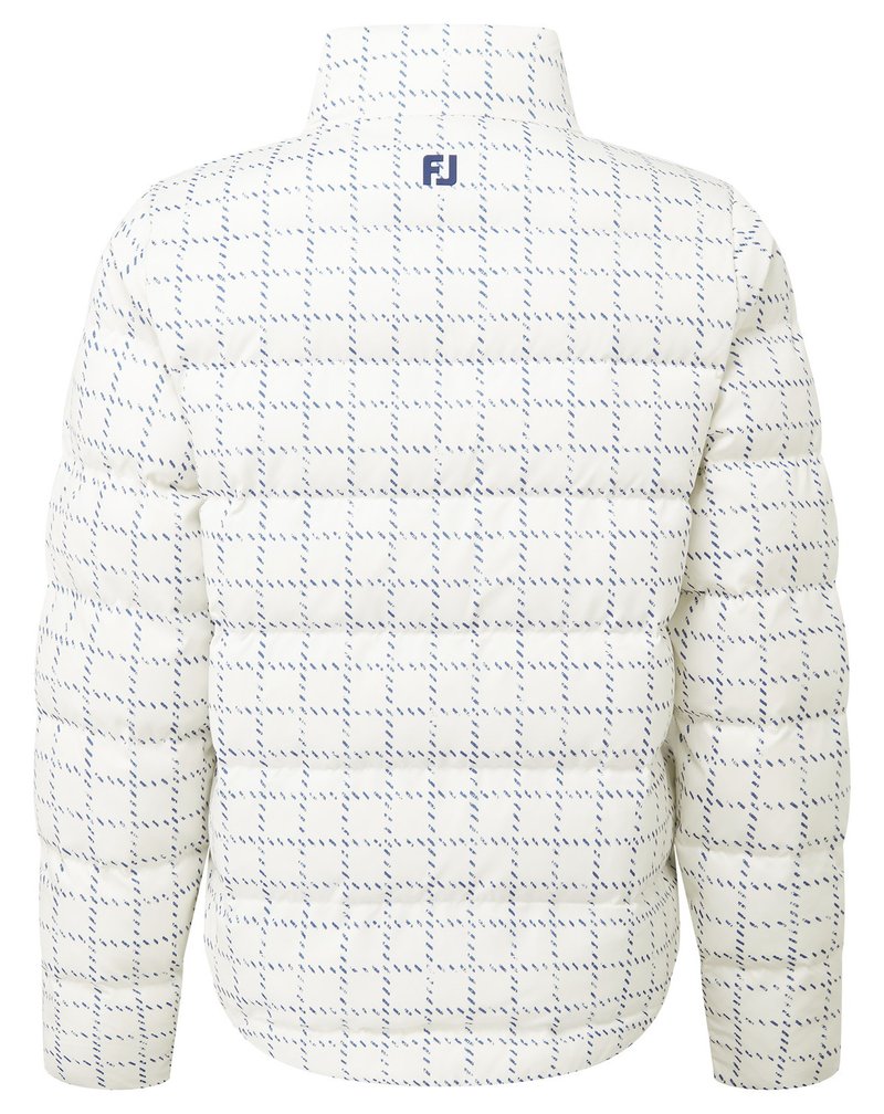 FootJoy ThermoSeries Insulated giacca da donna, off white/navy distressed plaid