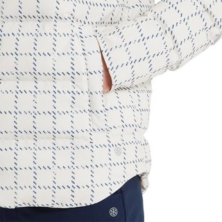 FootJoy ThermoSeries Insulated giacca da donna, off white/navy distressed plaid