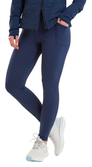 FootJoy ThermoSeries Fleece leggings da donna, navy