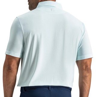 FootJoy Heritage Logo Lisle polo da uomo, bianco/mint julep