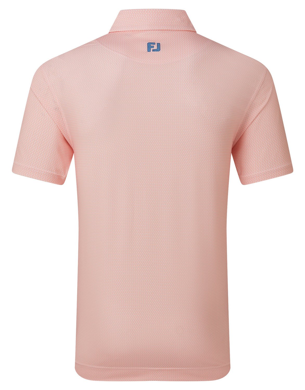 FootJoy Heritage Logo Lisle polo da uomo, bianco/pesca