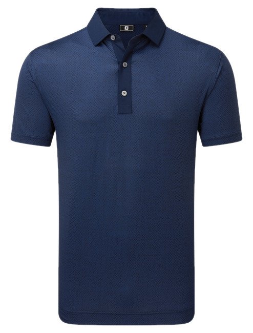 FootJoy Tailor Texture Lisle polo uomo, navy tonal