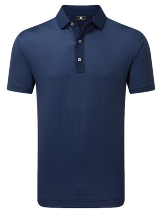 FootJoy Tailor Texture Lisle polo uomo, navy tonal