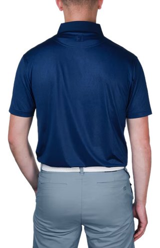 FootJoy Tailor Texture Lisle polo uomo, navy tonal