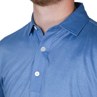 FootJoy Tailor Texture Lisle polo da uomo, riviera tonal