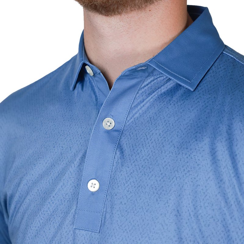 FootJoy Tailor Texture Lisle polo da uomo, riviera tonal