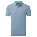 FootJoy Stretch Pique polo uomo, solid winward blue