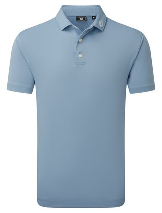 FootJoy Stretch Pique polo uomo, solid winward blue
