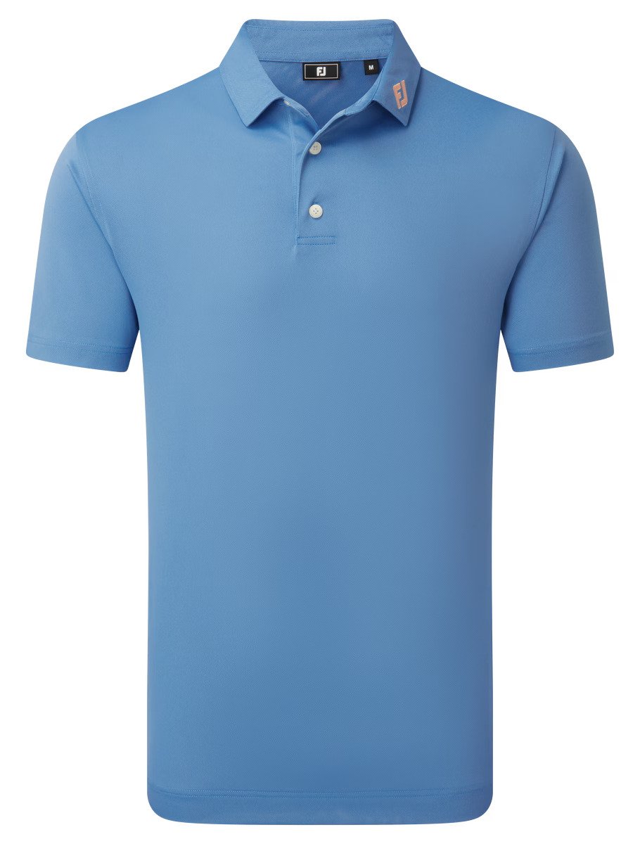 FootJoy Stretch Pique Solid polo da uomo, riviera