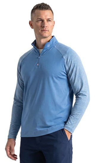 FootJoy Raglan H Block Chill-Out Midlayer da uomo maglia, riviera