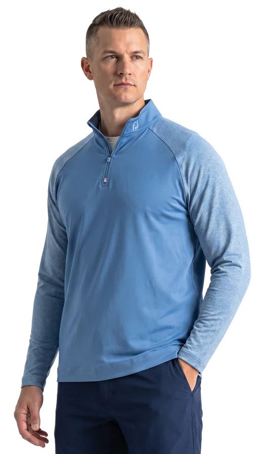 FootJoy Raglan H Block Chill-Out Midlayer da uomo maglia, riviera