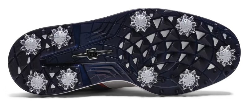FootJoy Premiere Series - Packard scarpe da golf da uomo, bianco/blu/nantucket red
