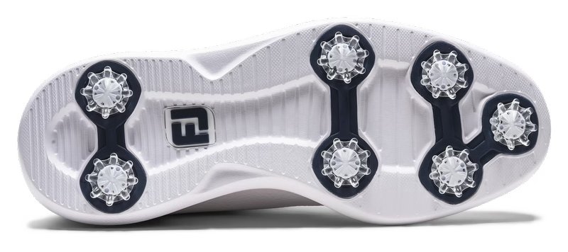 FootJoy FJ Traditions Blucher scarpe da golf da uomo, bianco/blu/tan