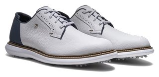 FootJoy FJ Traditions Blucher scarpe da golf da uomo, bianco/blu/tan