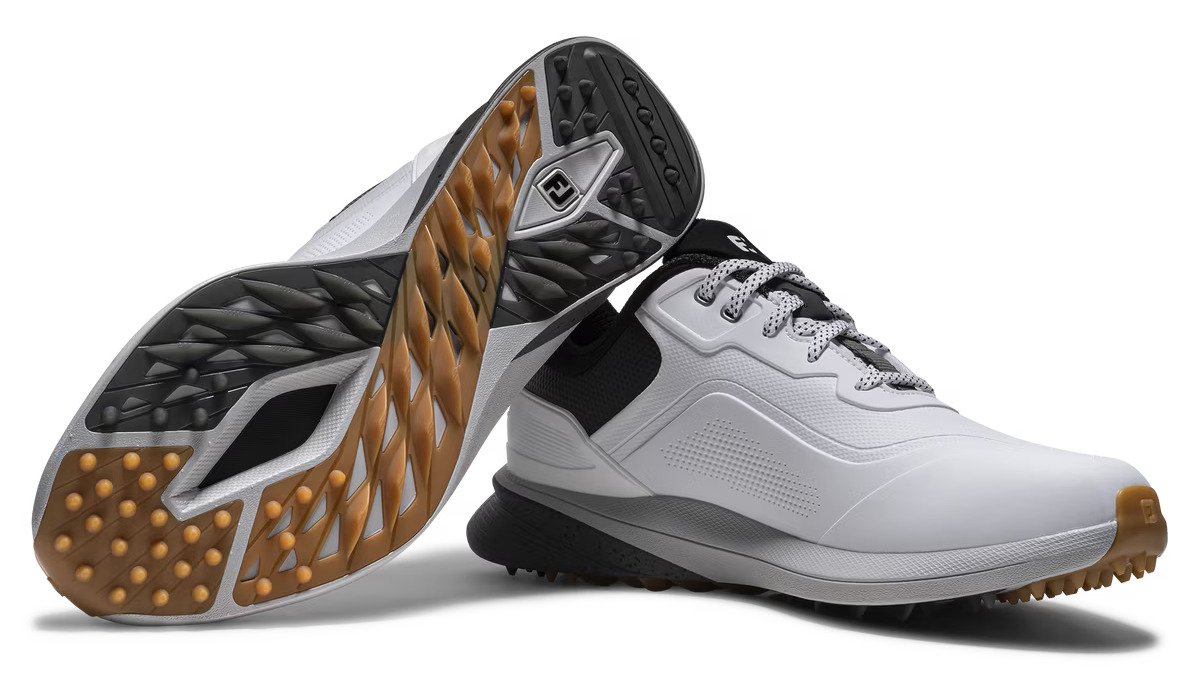 FootJoy PRO/SL scarpe da golf da uomo, bianco/nero gum