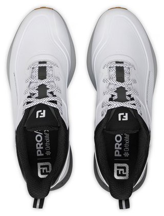 FootJoy PRO/SL scarpe da golf da uomo, bianco/nero gum