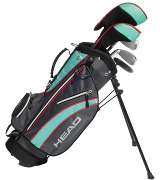 Head 5PC set golf junior, grafite, +stand bag (fino a 114 cm, 3-5Y), teal/gray