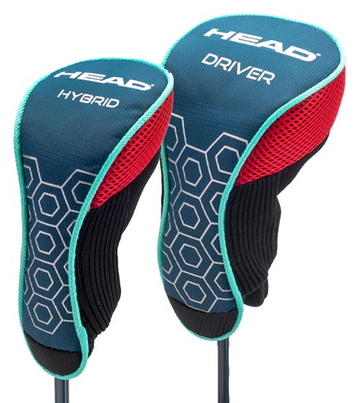 Head 5PC set golf junior, grafite, +stand bag, rosso/blu
