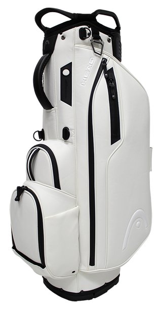 Head Golf PU Leather Premium Neutral NA stand bag, bianco