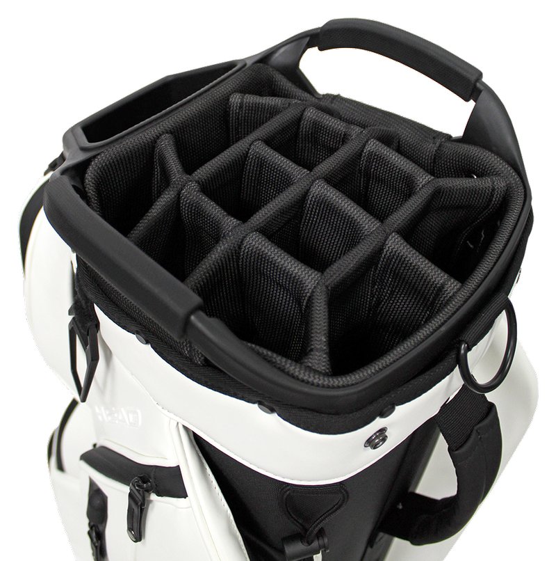 Head Golf PU Leather Premium Neutral NA stand bag, bianco