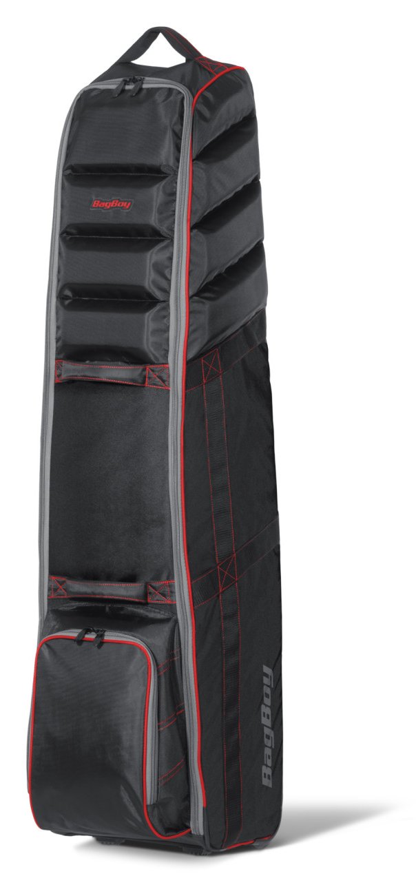 Bag Boy T-800 travel bag, nero/rosso/ardesia