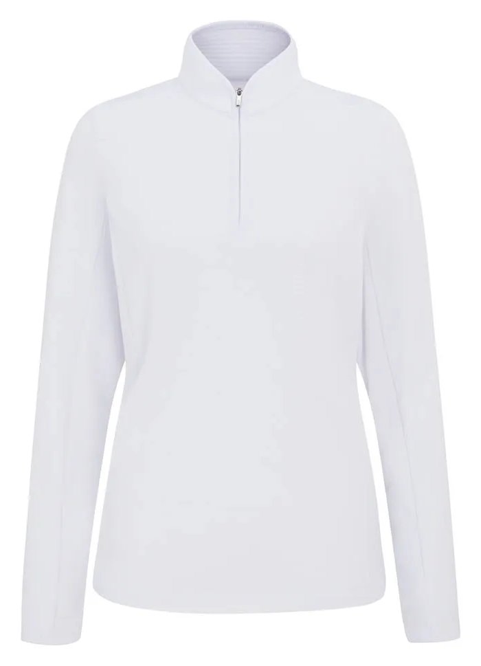 PING Abigale Performance Fleece felpa donna, bianca