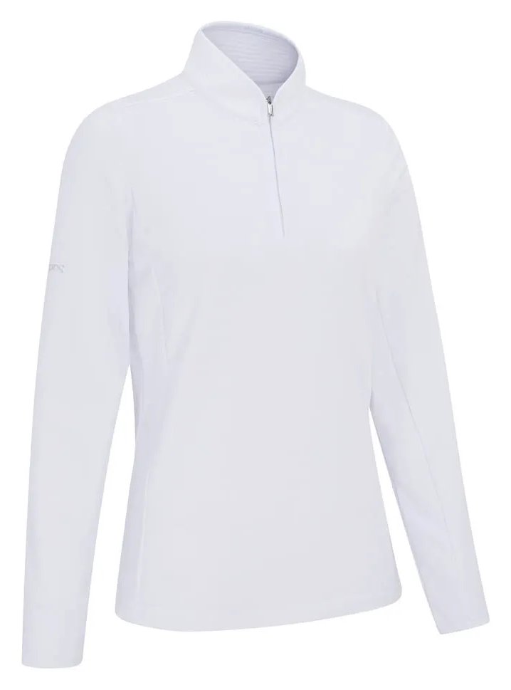 PING Abigale Performance Fleece felpa donna, bianca