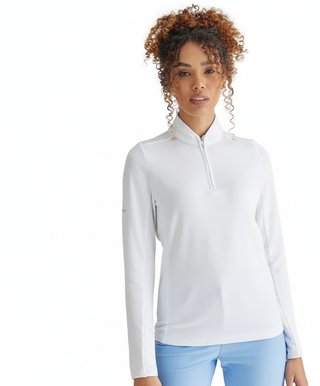 PING Abigale Performance Fleece felpa donna, bianca