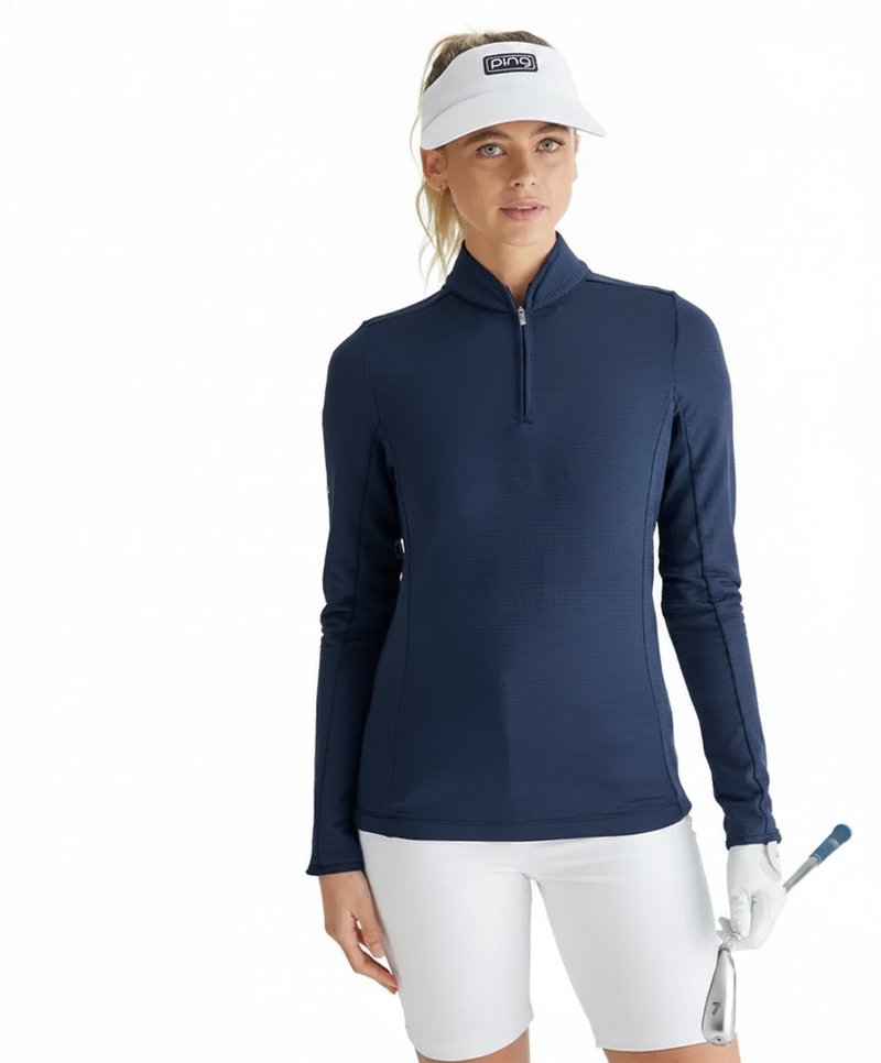 PING Abigale Performance Fleece felpa donna, navy