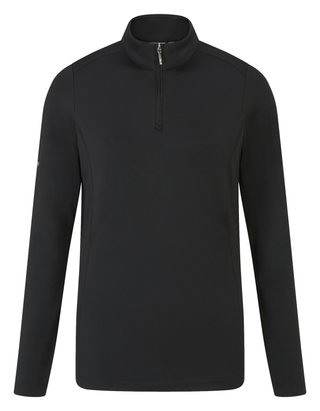 PING Aveline Half Zip da donna maglia a maniche lunghe, nera