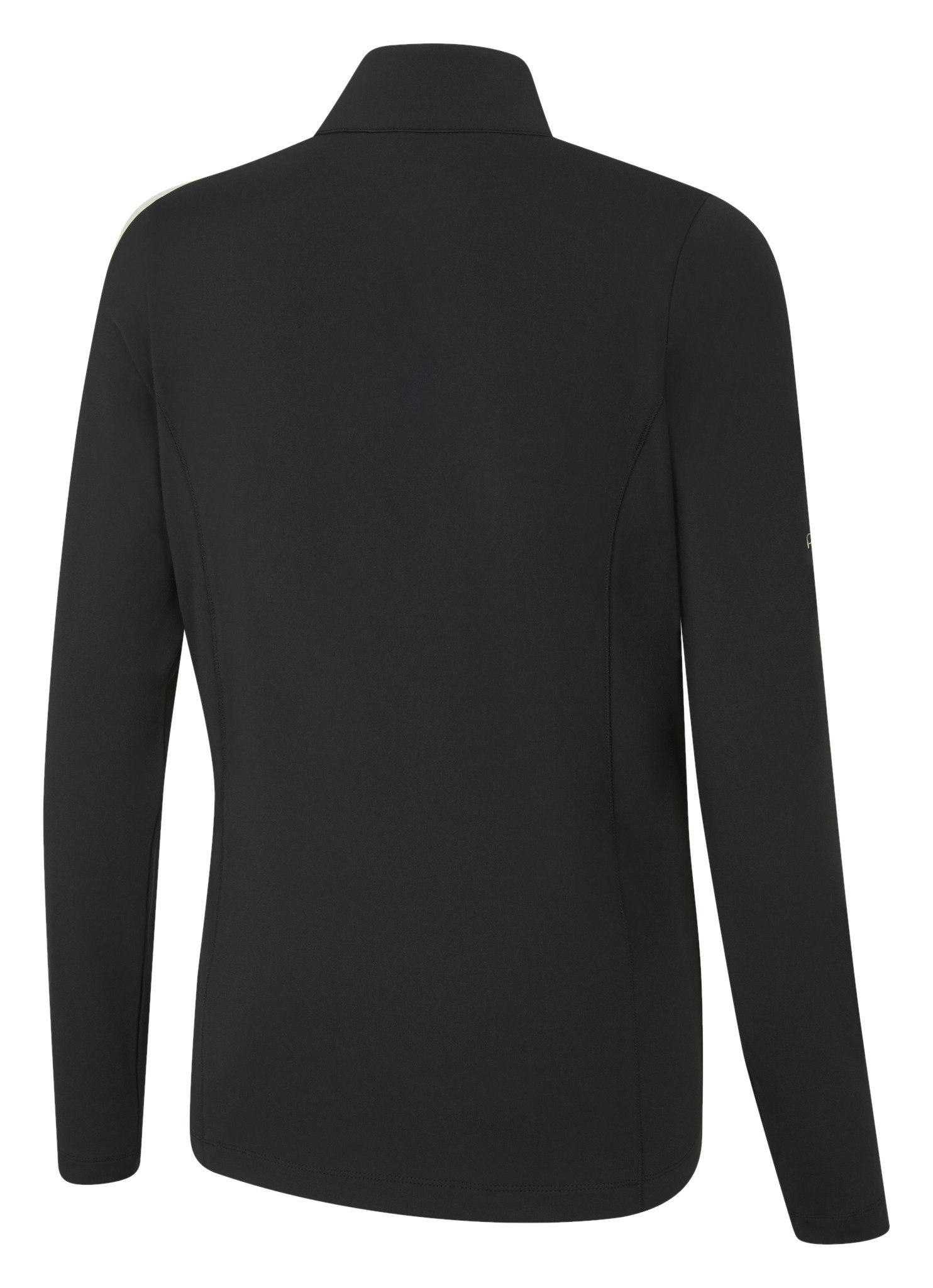PING Aveline Half Zip da donna maglia a maniche lunghe, nera