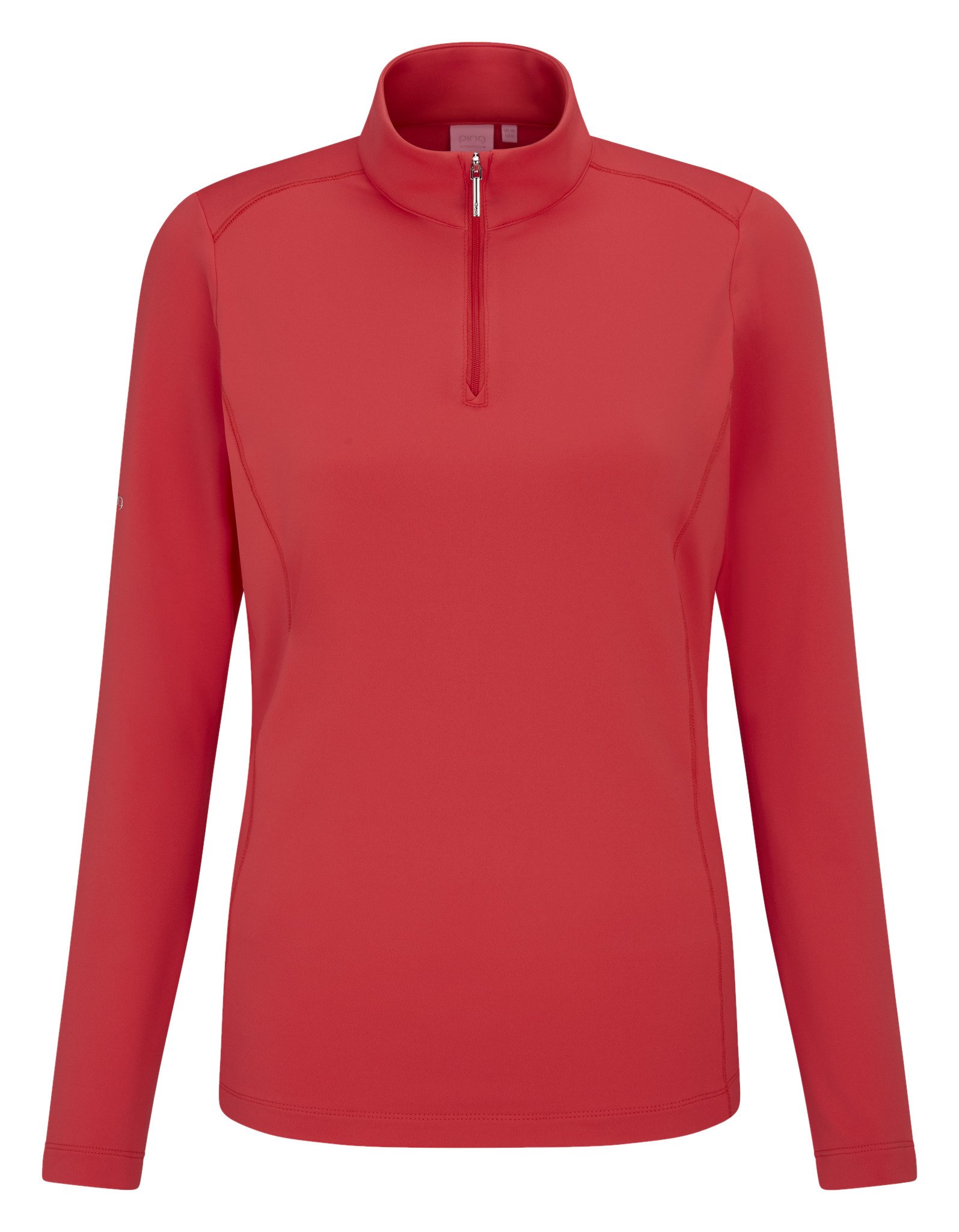 PING Aveline Half Zip da donna maglia a maniche lunghe, cayenne