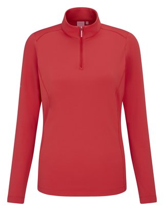 PING Aveline Half Zip da donna maglia a maniche lunghe, cayenne
