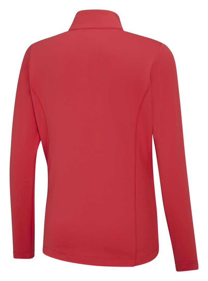 PING Aveline Half Zip da donna maglia a maniche lunghe, cayenne