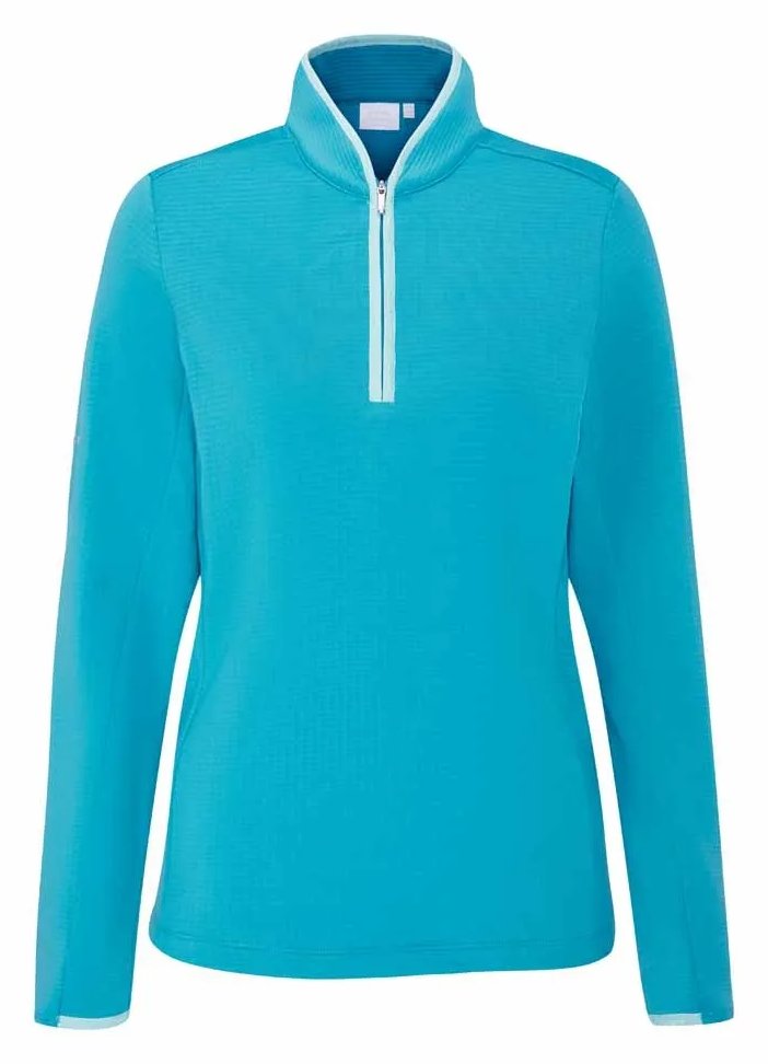 PING Abigale Performance Fleece felpa donna, turchese