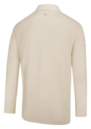 PING Demitri Longsleeve polo da uomo, egret