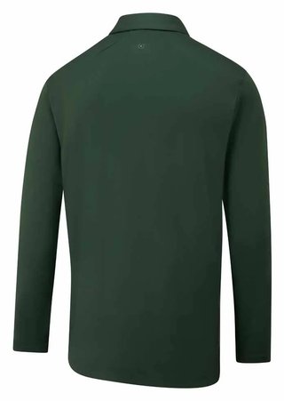 PING Demitri Longsleeve polo uomo, verde gorse