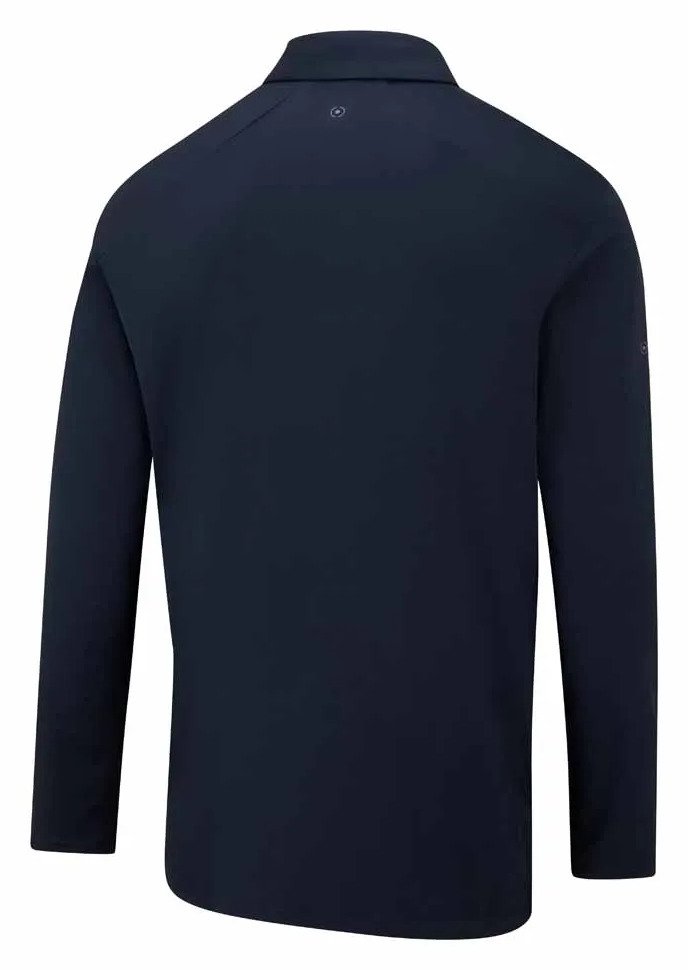 PING Demitri Longsleeve polo da uomo, navy