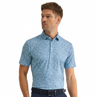 PING Gilmore polo uomo, dusty blue multi