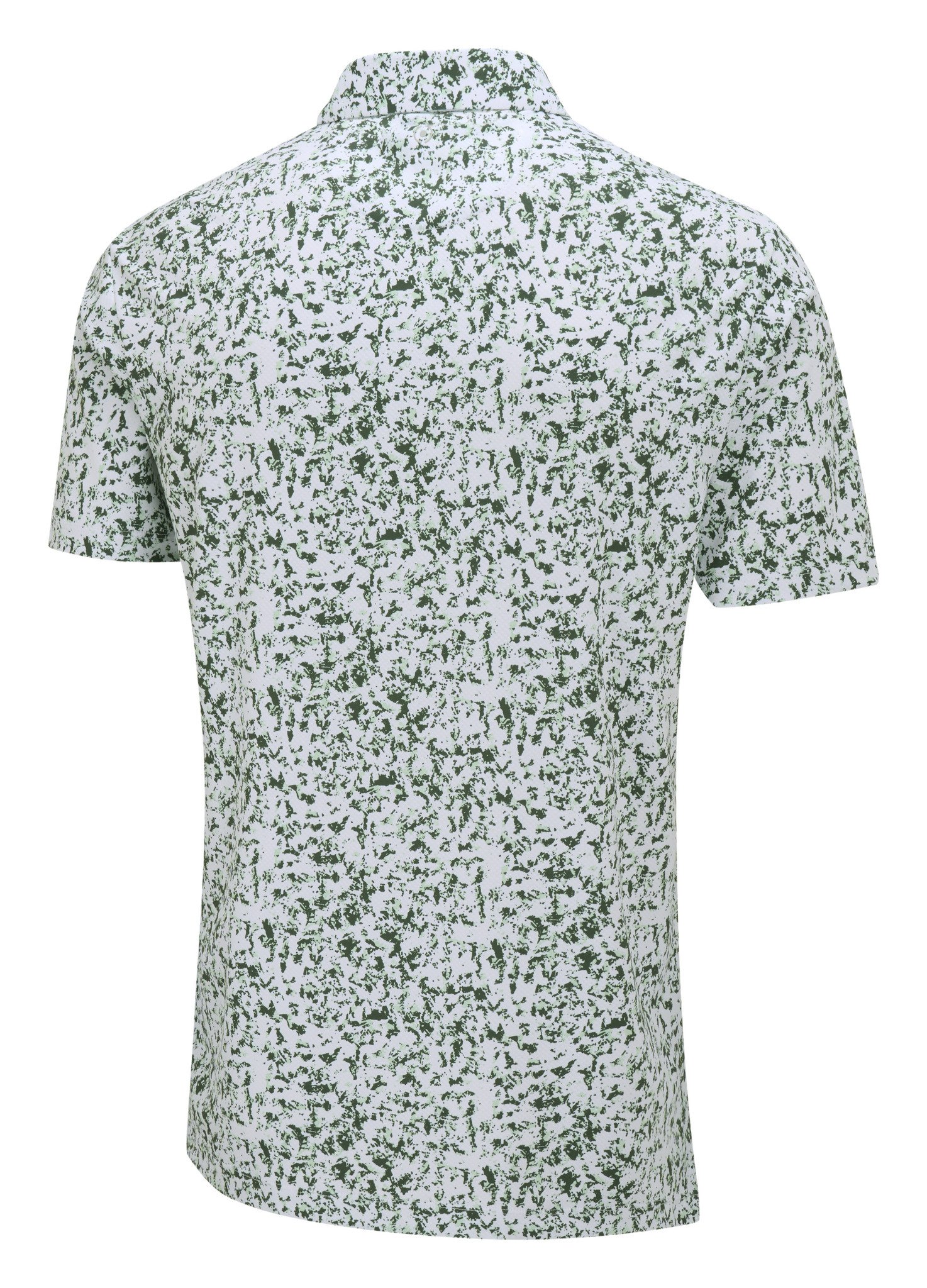 PING Gilmore polo uomo, bianco/gorse green multi